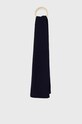 Trussardi szalik z domieszką wełny z domieszką wełny granatowy 57Z00275.9Y099999