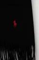 Polo Ralph Lauren szalik wełniany czarny
