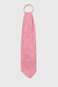 Moschino esarfa cu modele roz M2896.30758