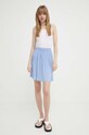 Sukně Samsoe Samsoe F18403400 modrá AW23