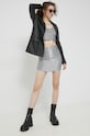 Noisy May spódnica 27023160.Silver srebrny AW22