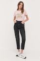 Τζιν παντελόνι Guess W2YA21.D4QD1 μαύρο AW25
