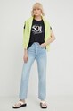 Τζιν παντελόνι Levi's Ribcage Straight 72693.0055 μπλε SS25