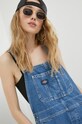 Dickies ogrodniczki jeansowe niebieski DK0A4XYCCLB1