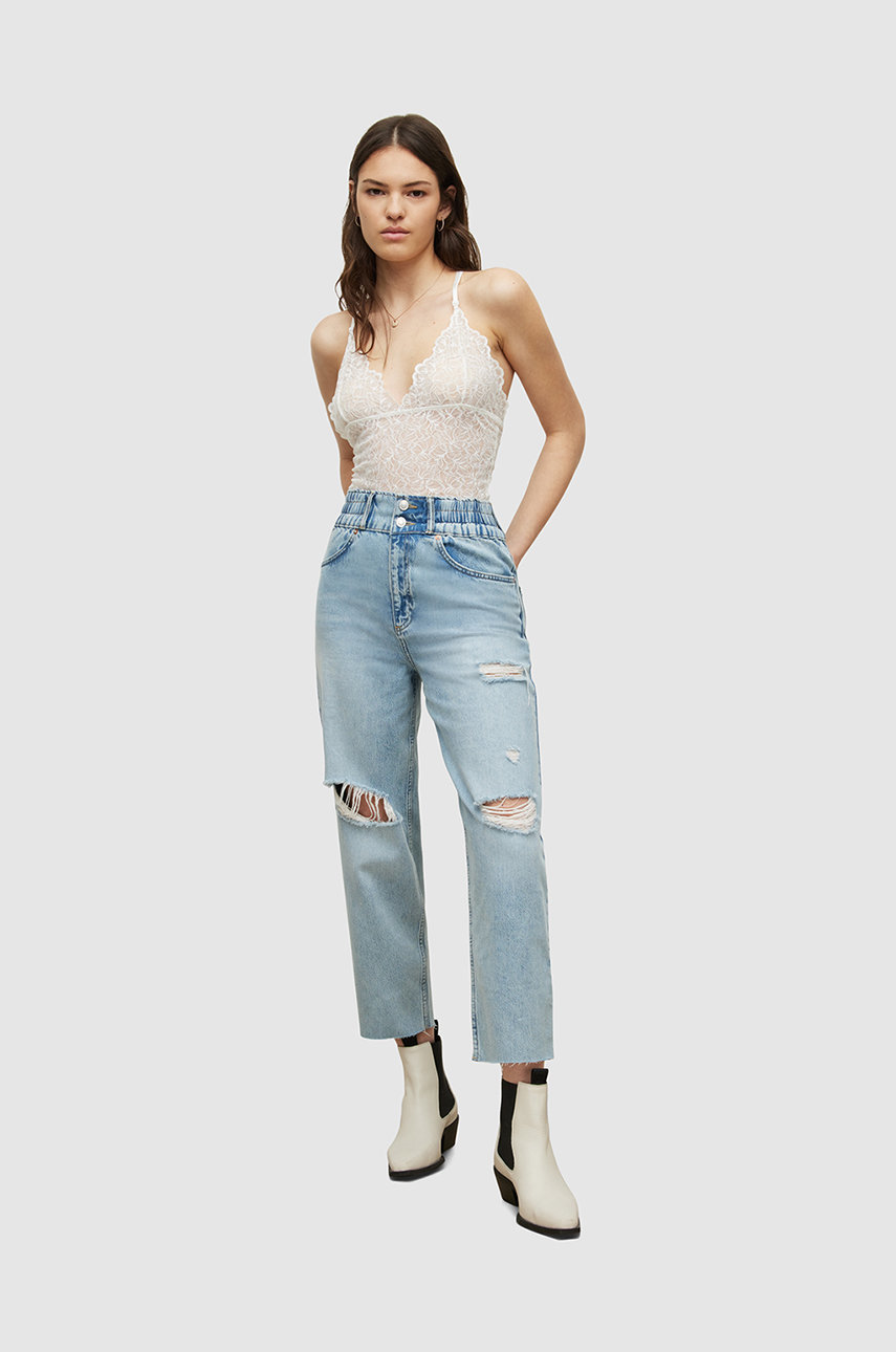 AllSaints jeansi  60% Bumbac, 40% Lyocell