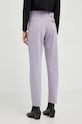 Odzież Wrangler jeansy Mom Purple Rock W246XMZ27 fioletowy