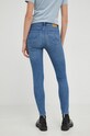 Odzież Wrangler jeansy High Rise Skinny Heath W27HXRW15 niebieski