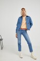 Wrangler jeansy Straight River W26R4741G niebieski AW22
