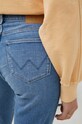 Wrangler jeansy Straight River niebieski W26R4741G