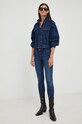 Wrangler jeansy Skinny Footloose W28KXRX14 granatowy AW22