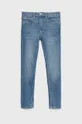 niebieski Calvin Klein Jeans jeansy dziecięce IG0IG01501.9BYY Dziewczęcy