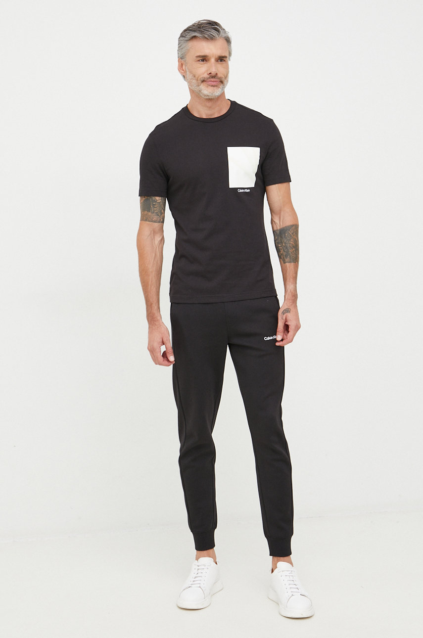 Tepláky Calvin Klein černá
