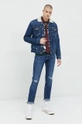 Jack & Jones jeansy Glenn granatowy