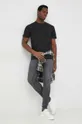 Rifle Calvin Klein Jeans sivá