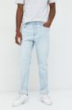 Hollister Co. jeansy blady niebieski