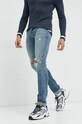 Kavbojke Hollister Co. KI331.2073.279 modra AW22
