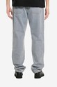 PLEASURES cotton jeans Safety Pin P22W038 blue AW22