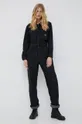 Ολόσωμη φόρμα τζιν Calvin Klein Jeans μαύρο
