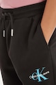 Calvin Klein Jeans spodnie dresowe bawełniane dziecięce IU0IU00285.9BYY IU0IU00285.9BYY czarny
