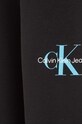 Παιδικό βαμβακερό παντελόνι Calvin Klein Jeans μαύρο IU0IU00285.9BYY