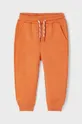 pomarańczowy Mayoral spodnie dresowe dziecięce Chłopięcy