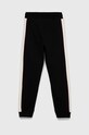 Guess spodnie dresowe dziecięce L2BQ19.KBGQ2 czarny AW22