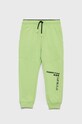 Dětské tepláky United Colors of Benetton pletenina zelená 3PK5CF018.G