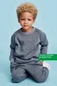 szary United Colors of Benetton spodnie dresowe dziecięce Chłopięcy