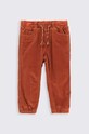 Coccodrillo pantaloni de trening pentru bebeluși tricotaj maro ZC2119601FON