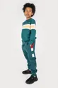πράσινο Παιδικό βαμβακερό παντελόνι Coccodrillo Για αγόρια