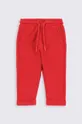 czerwony Coccodrillo spodnie dresowe niemowlęce Chłopięcy