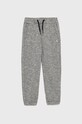 Dětské tepláky Abercrombie & Fitch směs šedá KI234.2225