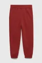 Abercrombie & Fitch spodnie dresowe dziecięce czerwony