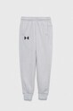 Under Armour pantaloni de trening pentru copii tricotaj gri 1373543