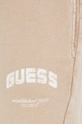 бежевий Бавовняні спортивні штани Guess