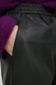 czarny Gestuz spodnie skórzane Kallie