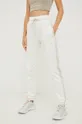 λευκό Παντελόνι φόρμας Guess Γυναικεία