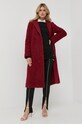 Victoria Beckham spodnie wełniane 1322WTR003729C czarny AW22