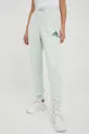πράσινο Παντελόνι φόρμας adidas Γυναικεία