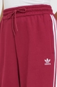 μπορντό Βαμβακερό παντελόνι adidas Originals