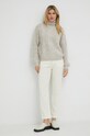 Drykorn pantaloni de catifea cord For 80724.132024 bej AW22