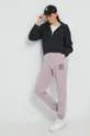 Kalhoty Fila pastelově růžová