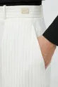 bézs Elisabetta Franchi nadrág gyapjú keverékből