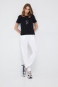 United Colors of Benetton spodnie dresowe 113CDF004.101 biały AW22