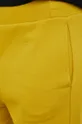 κίτρινο Βαμβακερό παντελόνι United Colors of Benetton