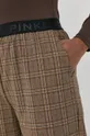 brązowy Pinko spodnie z domieszką wełny