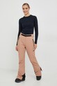 Lyžařské kalhoty 4F H4Z22.SPDN006 béžová AW22