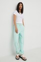 Lee spodnie dresowe L32MLJ40 zielony AW22