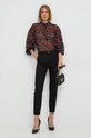 Morgan spodnie PLIME.F PLIME.F.NOIR czarny AW23
