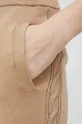 beżowy Lauren Ralph Lauren spodnie dresowe z domieszką kaszmiru